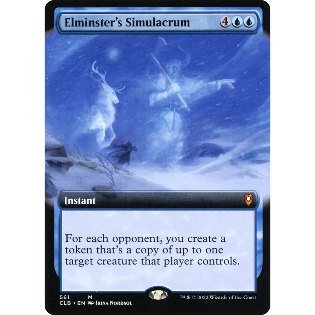 Elminster’s Simulacrum (CLB-561): (Extended Art) Foil