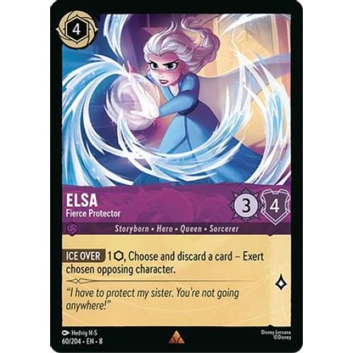 Elsa - Fierce Protector (60/204) - Reign of Jafar Cold Foil