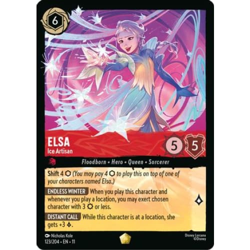 Elsa - Ice Artisan (123/204) - Winterspell Cold Foil