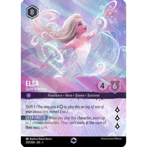 Elsa - Spirit of Winter (Alternate Art) (207/204)