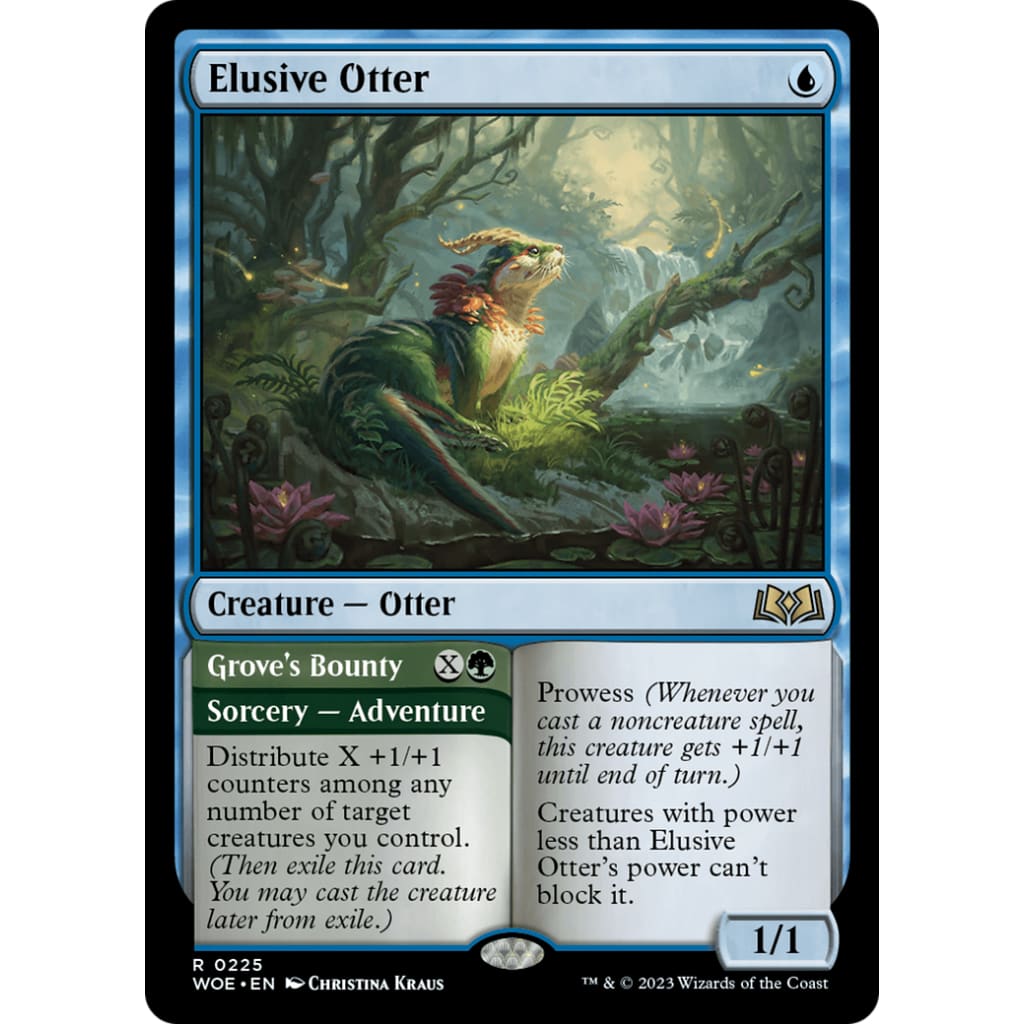 Elusive Otter // Grove’s Bounty (WOE-225) Foil - Single