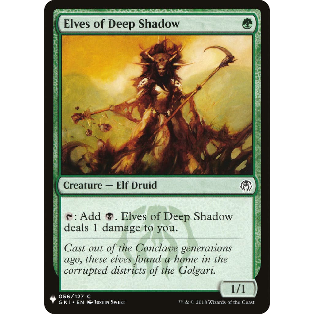 Elves of Deep Shadow (PLST-GK1-56) - Single