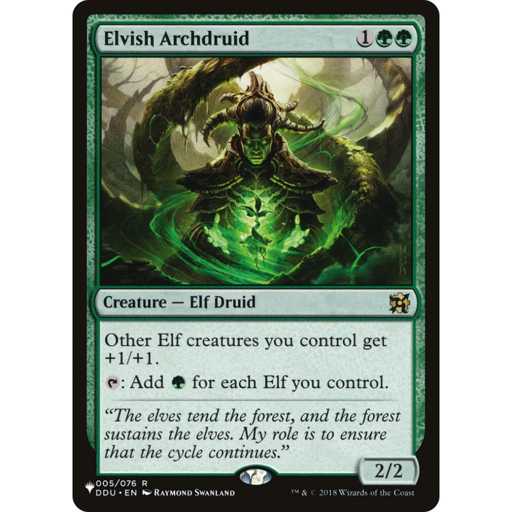 Elvish Archdruid (PLST-DDU-5) - Single