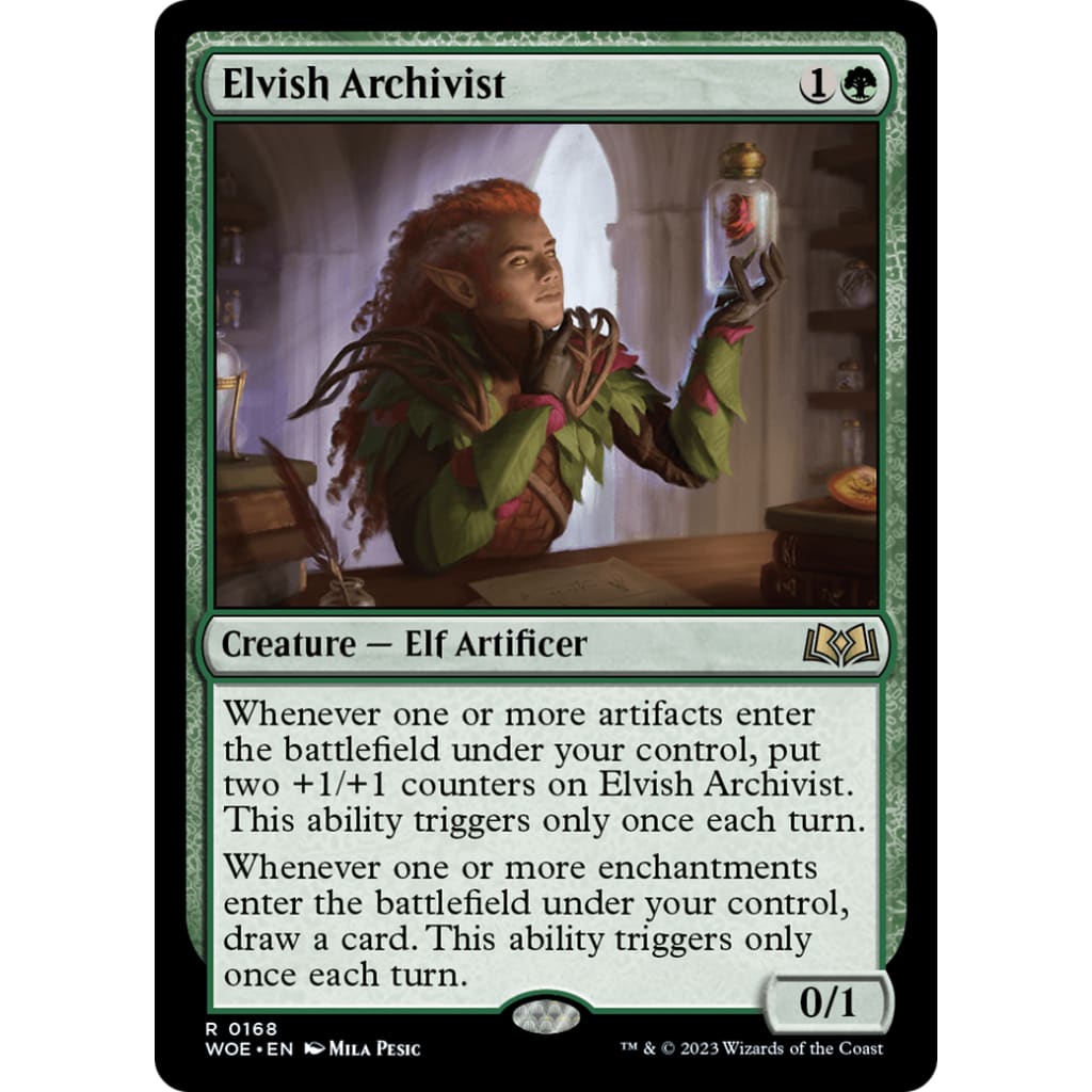 Elvish Archivist (WOE-168) - Single
