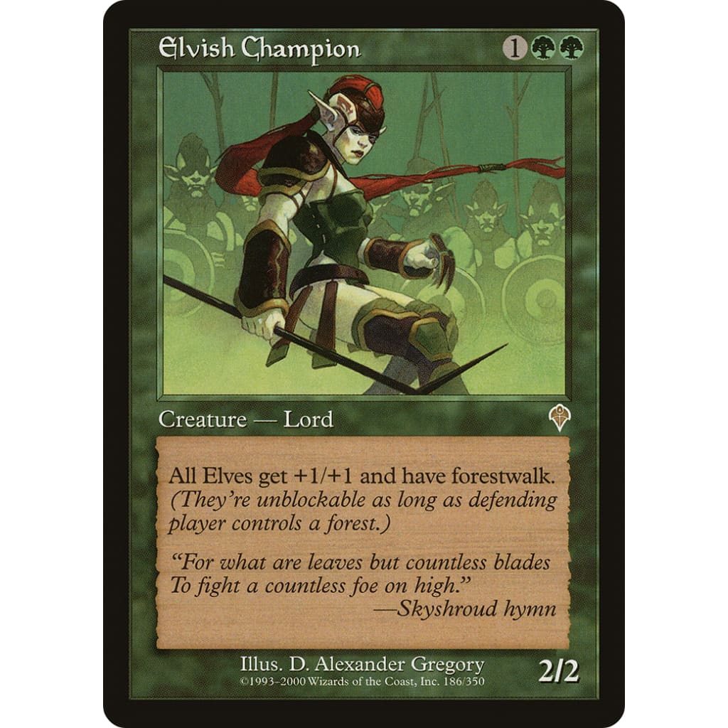 Elvish Champion (INV-186) Foil - Single