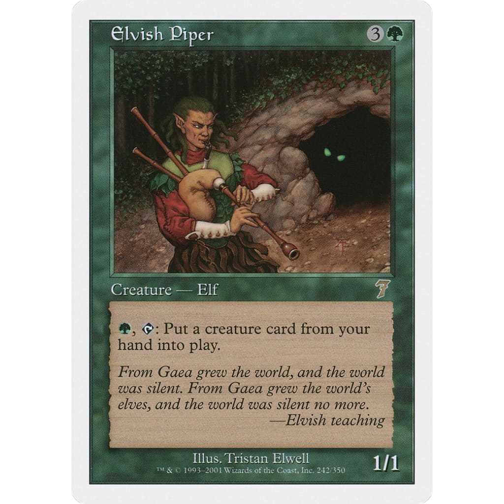 Elvish Piper (7ED-242) - Single