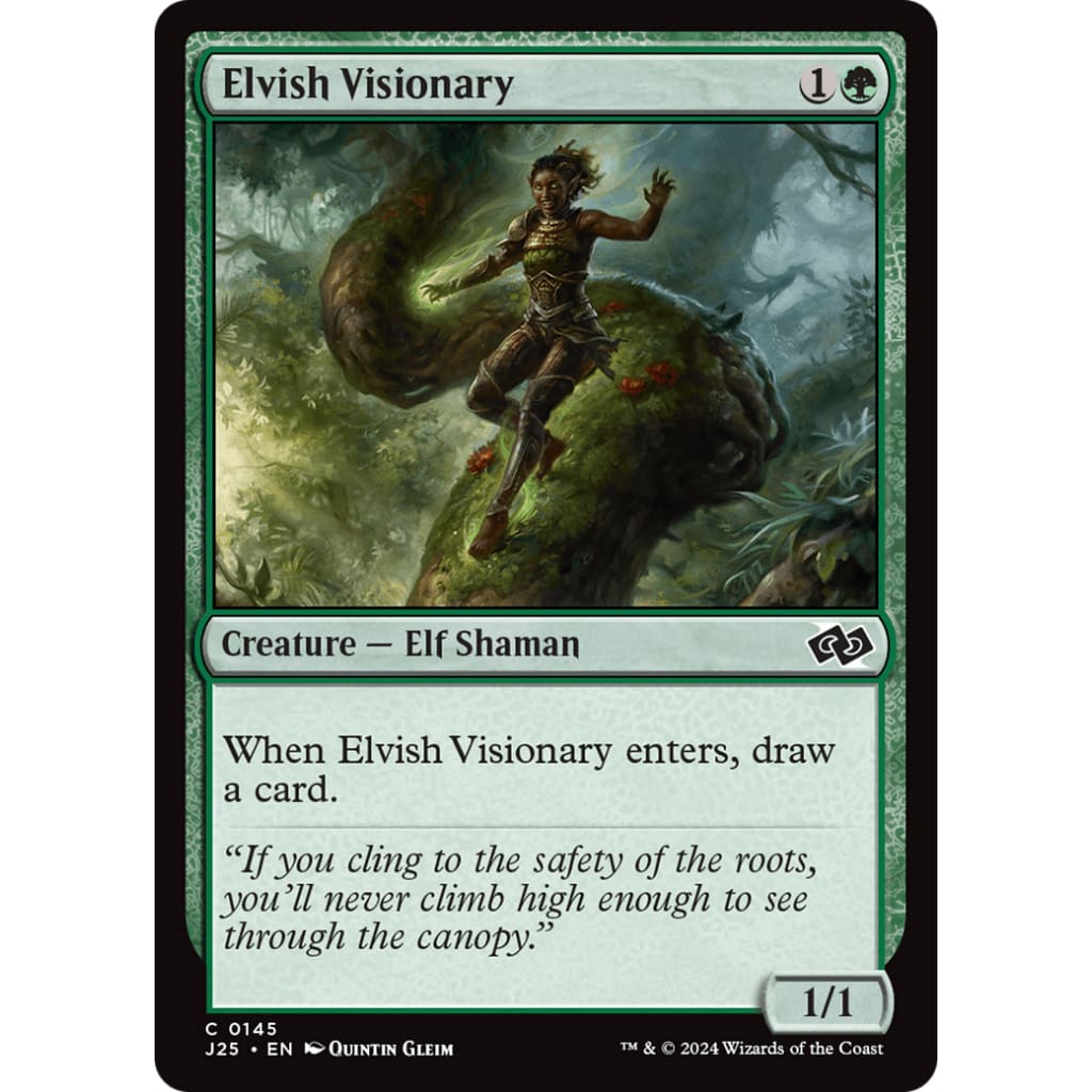 Elvish Visionary (J25-145) - Single