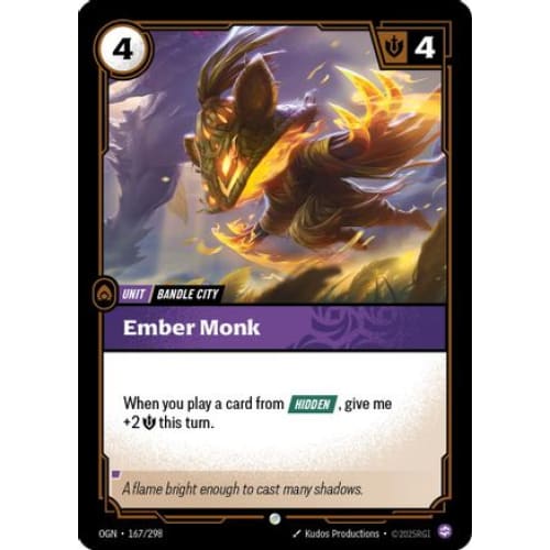 Ember Monk (167/298) - Origins - Single