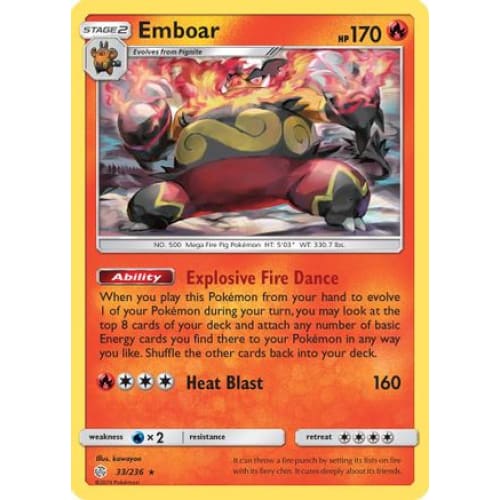 Emboar (033/236) Rare Classic - Single