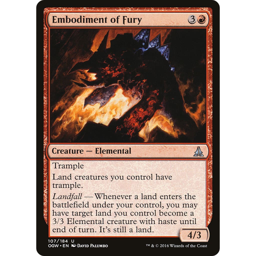 Embodiment of Fury (OGW-107) Foil - Single