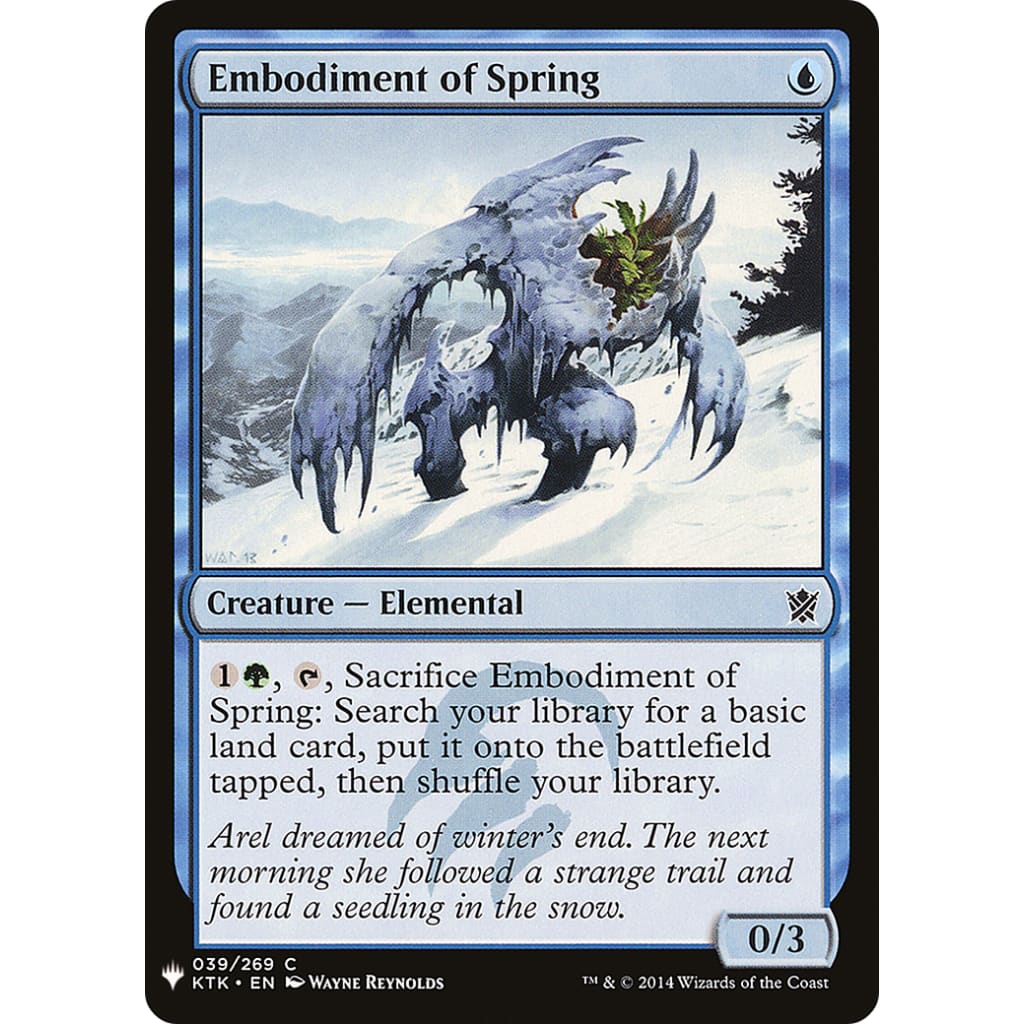 Embodiment of Spring (PLST-KTK-39) - Single