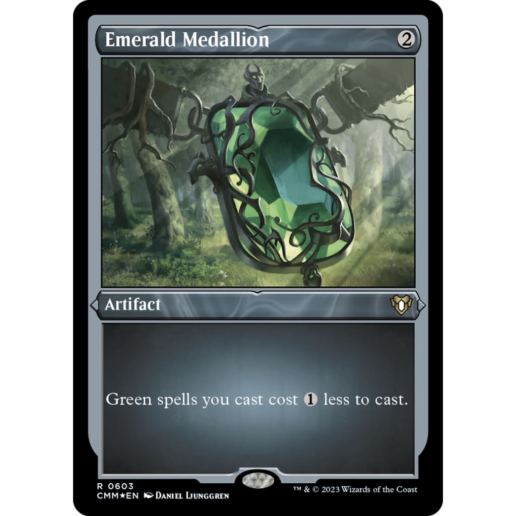Emerald Medallion (CMM-603) Etched Foil - Single