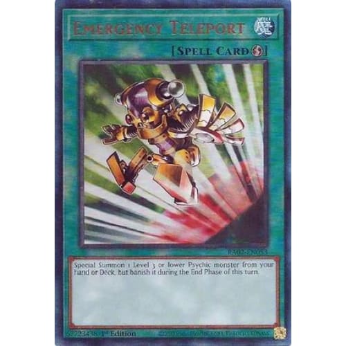 Emergency Teleport (PUR) - RA02-EN053 Prismatic Ultimate