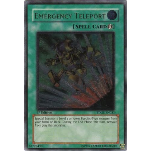 Emergency Teleport (UTR) (TDGS-EN053) Ultimate Rare