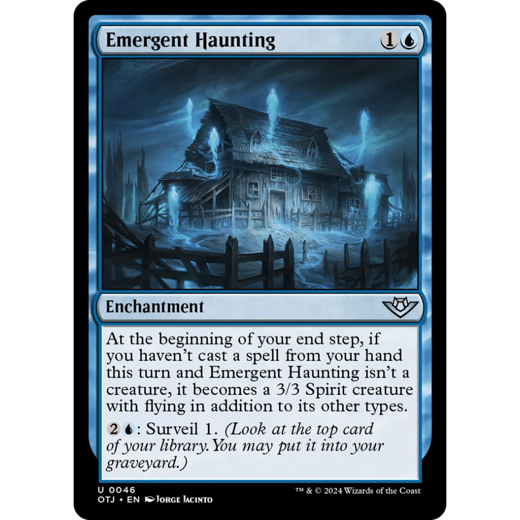 Emergent Haunting (OTJ-046) Foil - Single
