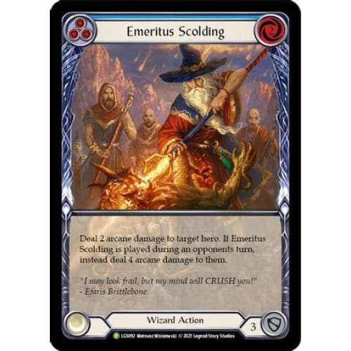 Emeritus Scolding (Blue) (Extended Art) (FLESH AND BLOOD: