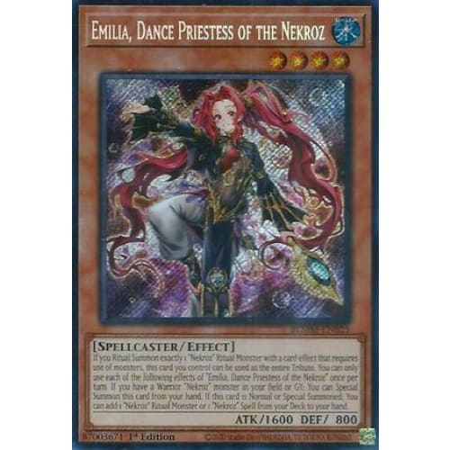 Emilia Dance Priestess of the Nekroz - BLMM-EN025 Secret