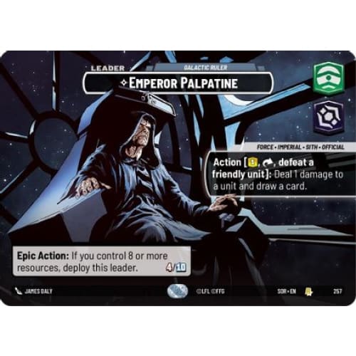 Emperor Palpatine - Galactic Ruler (Showcase) (257) - Spark