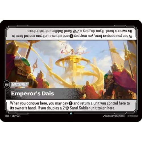 Emperor’s Dais (207/221) - Spiritforged - Single