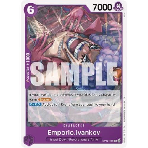 Emporio.Ivankov (065) OP12-065 UC Legacy of the Master