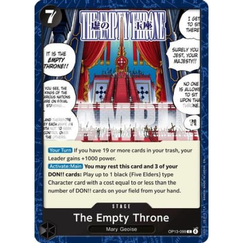 The Empty Throne OP13-099 C Carrying On His Will - Single