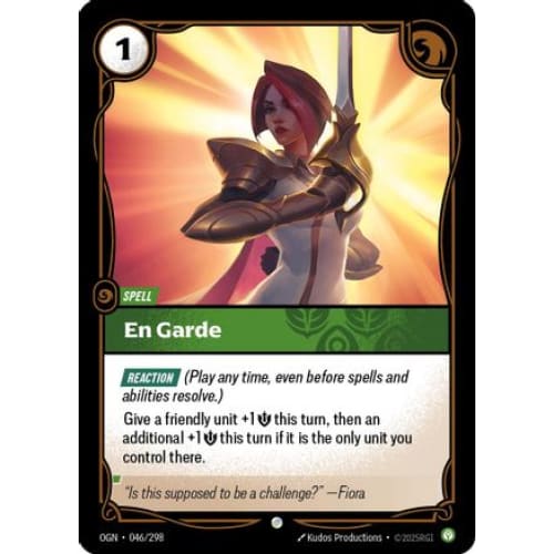 En Garde (046/298) - Origins - Single
