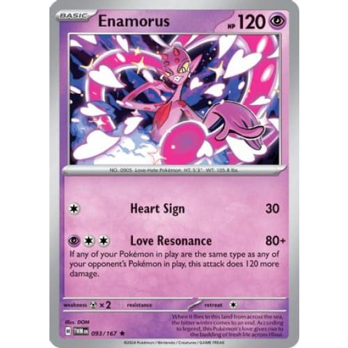 Enamorus (93) Rare Classic Reverse Holofoil - Single