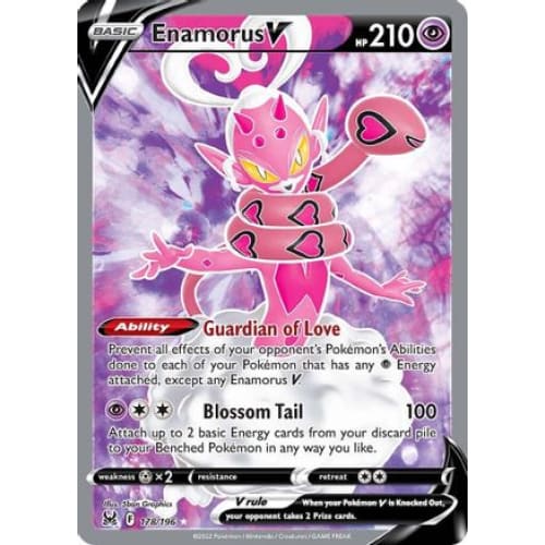 Enamorus V (178/196) Ultra Rare Holofoil - Single