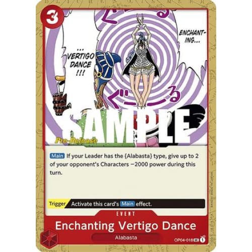 Enchanting Vertigo Dance OP04-018 UC Kingdoms of Intrigue