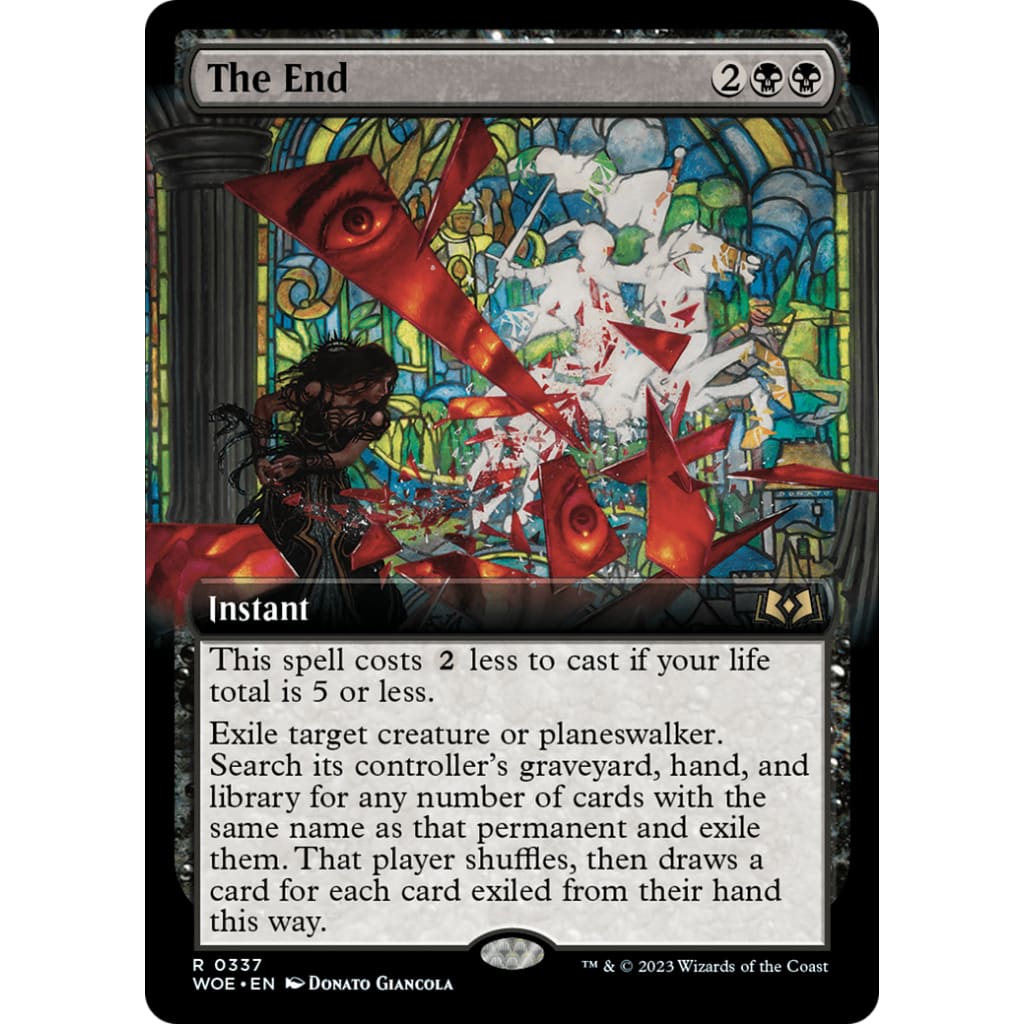 The End (WOE-337): (Extended Art) Foil - Single