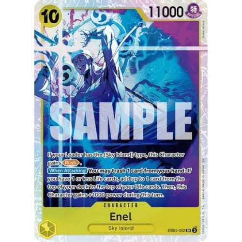 Enel EB02-052 SR Extra Booster: Anime 25th Collection Foil