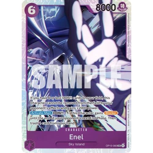 Enel (OP15-060) OP15-060 SR Adventure on Kami’s Island Foil
