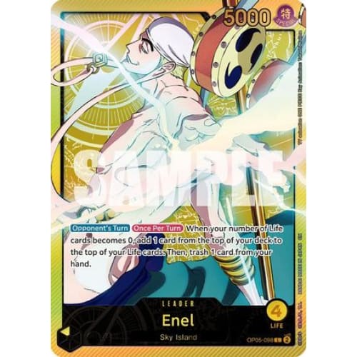 Enel (SPR) OP05-098 L Extra Booster: Anime 25th Collection