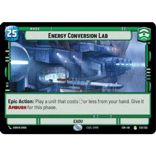 Energy Conversion Lab (022/252) - Spark of Rebellion