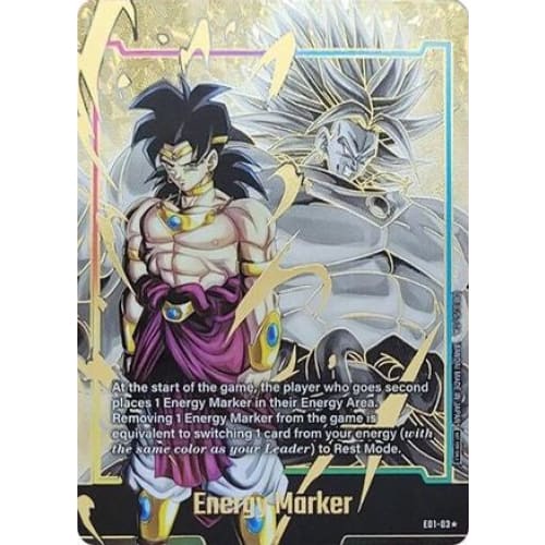 Energy Marker (E01-03) (Gold) - Fusion World Markers