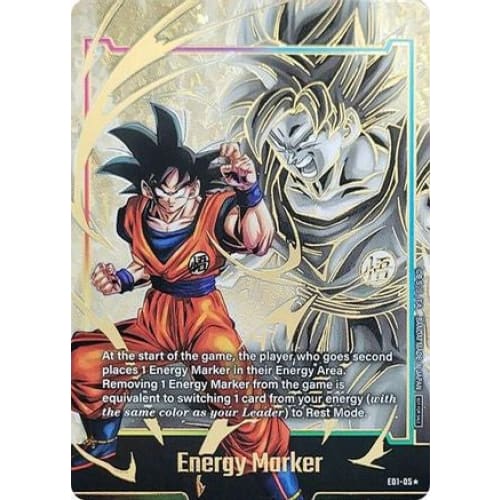 Energy Marker (E01-05) (Gold) - Fusion World Markers