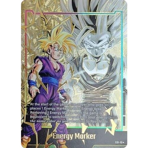Energy Marker (E01-10) (Gold) - Fusion World Markers