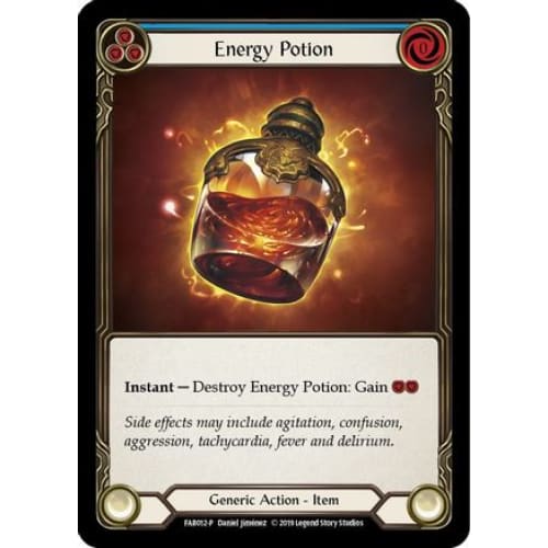 Energy Potion (FLESH AND BLOOD: PROMO CARDS) 1st Edition