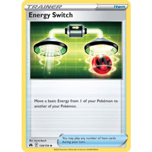 Energy Switch (129) Uncommon Reverse Holofoil - Single