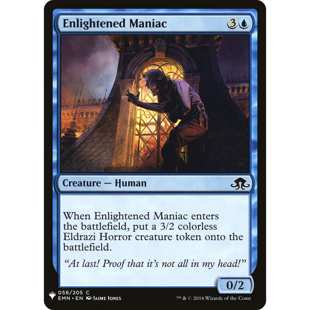 Enlightened Maniac (PLST-EMN-58) - Single