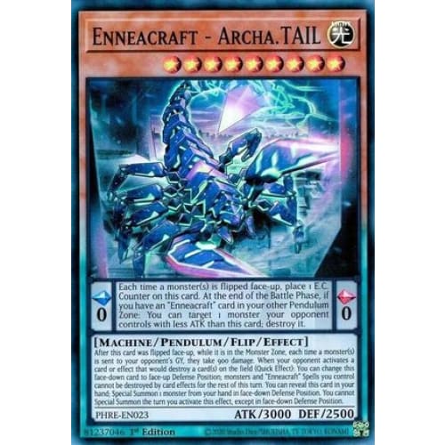 Enneacraft - Archa.TAIL - PHRE-EN023 Super Rare 1st Edition