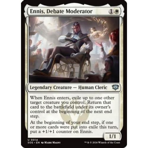 Ennis Debate Moderator (SOS-014) - Single