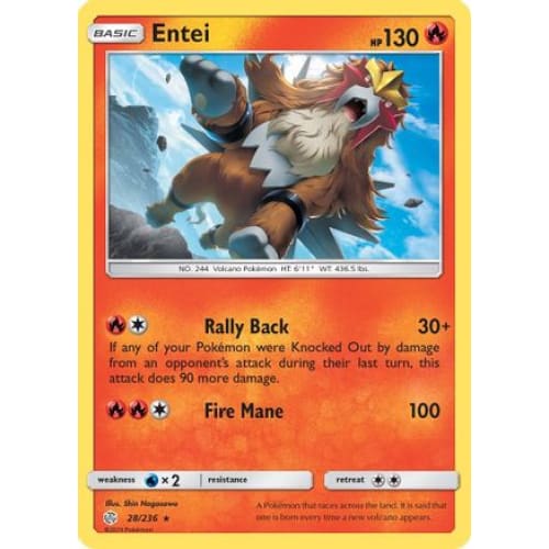 Entei (028/236) Rare Classic - Single