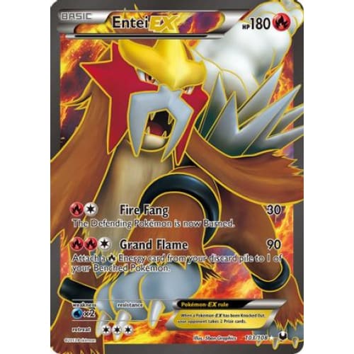 Entei-EX (103/108) Ultra Rare Holofoil - Single