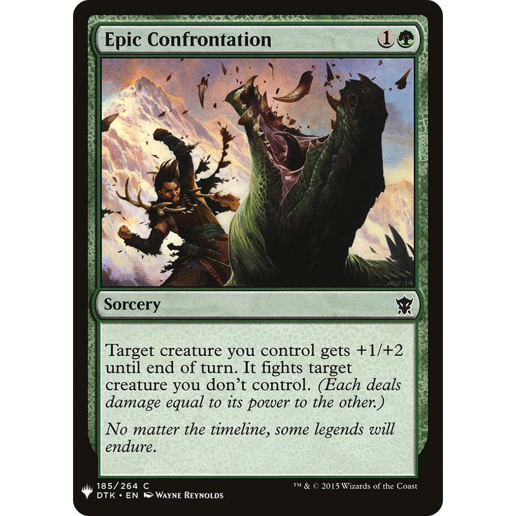 Epic Confrontation (PLST-DTK-185) - Single