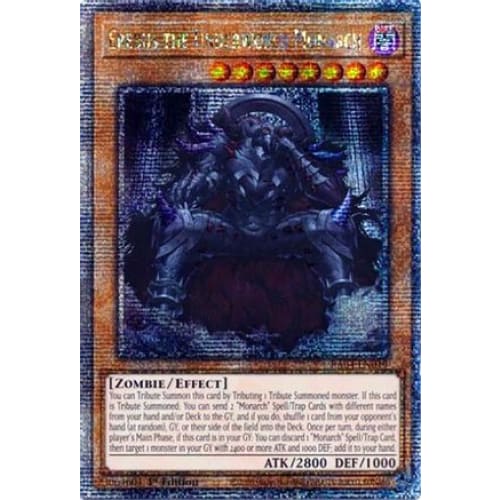 Erebus the Underworld Monarch (Quarter Century Secret Rare)