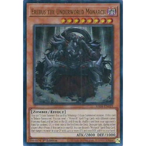 Erebus the Underworld Monarch (UR) - RA04-EN019 Ultra Rare