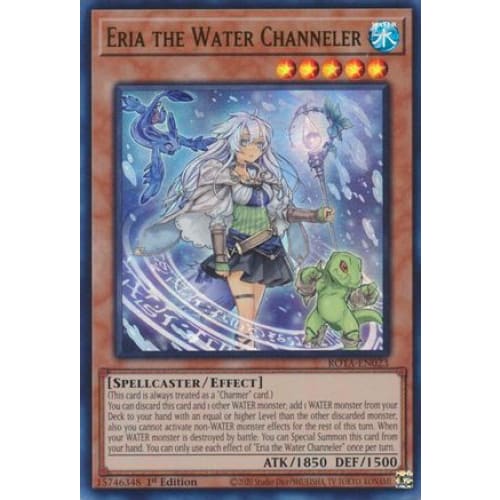 Eria the Water Channeler - ROTA-EN023 Ultra Rare 1st
