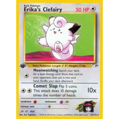 Erika’s Clefairy (025/132) Rare Classic Unlimited - Single
