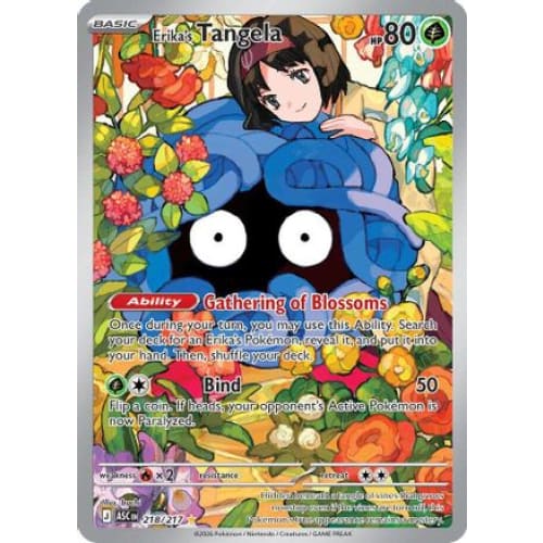Erika’s Tangela - 218/217 (218) Illustration Rare Holofoil